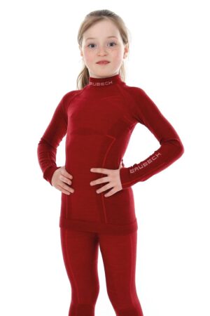 vaikiški active wool marškinėliai